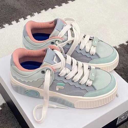 Fila Fusion Fila Shoes Women Женщины складывают модную женскую обувь 2025 Осень и зимние виды спорта. Повседневная плоская туфли с толстыми спортами