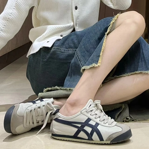 Onitsuka Tiger Ghosta Tiger Classic Men's Shoes Mexico66 Тибетская повседневная обувь мужчина DL408-1659