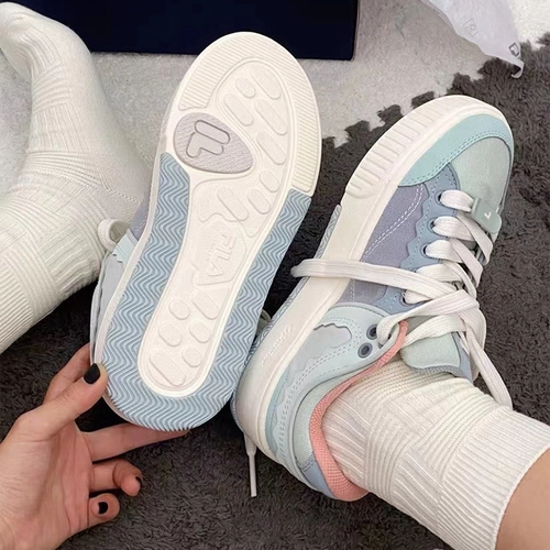 Fila Fusion Fila Shoes Women Женщины складывают модную женскую обувь 2025 Осень и зимние виды спорта. Повседневная плоская туфли с толстыми спортами