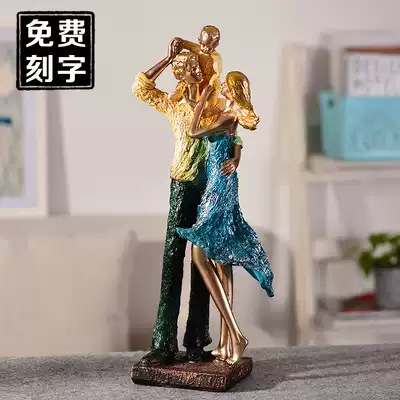 Home decorations wine cabinet TV cabinet living room ornaments wedding gifts creative characters gift wedding gifts practical