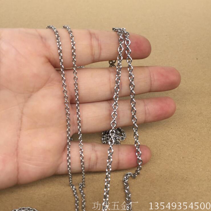 Thép không gỉ 304 không có giao diện chuỗi vòng đeo tay vòng chân vòng chân trang sức đặc biệt chuỗi thép không gỉ hàn - Vòng chân lắc chân đẹp