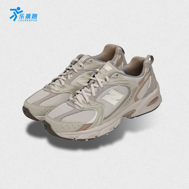 Authentic New Balance Nb 530 Letter Lace-Up Low-Top Casual Running Shoes for Men and Women, Same Style Mr530Kob