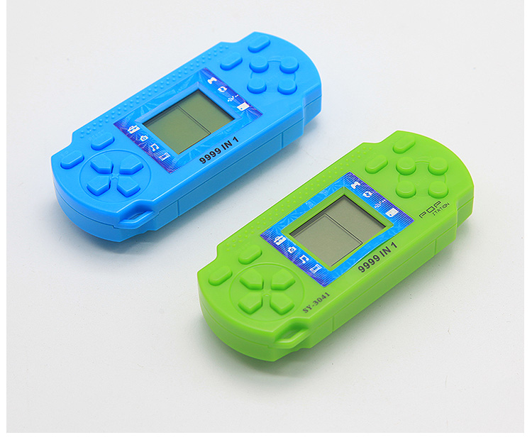 Mini Tetris Trò Chơi Máy Trẻ Em Sinh Viên Cổ Điển Hoài Cổ Câu Đố Nhỏ Pocket Game Console máy chơi game không dây