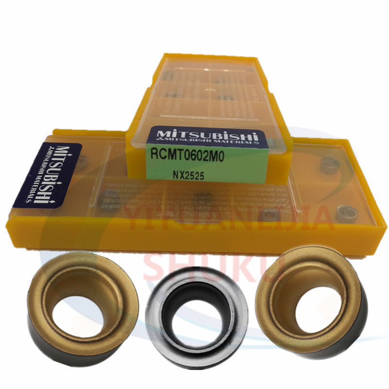 Japan Mitsubishi Numerical Control Blade R3 R4 metal ceramic knife grain round blade steel piece RCMT0602MO 080304
