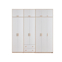 Quanyou Home Modern Simple Two-Door Wardrobe Bedroom Household Top Cabinet Rental Wardrobe 126331