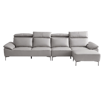 Quanyou Home Furnishing Modern Simple Fabric Sofa Living Room 4-seater Large Size Straight-row Technology Fabric Sofa 111092
