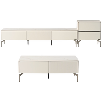 Quanyou Home Italian minimalist slate coffee table TV cabinet combination living room small apartment storage cabinet DW1115