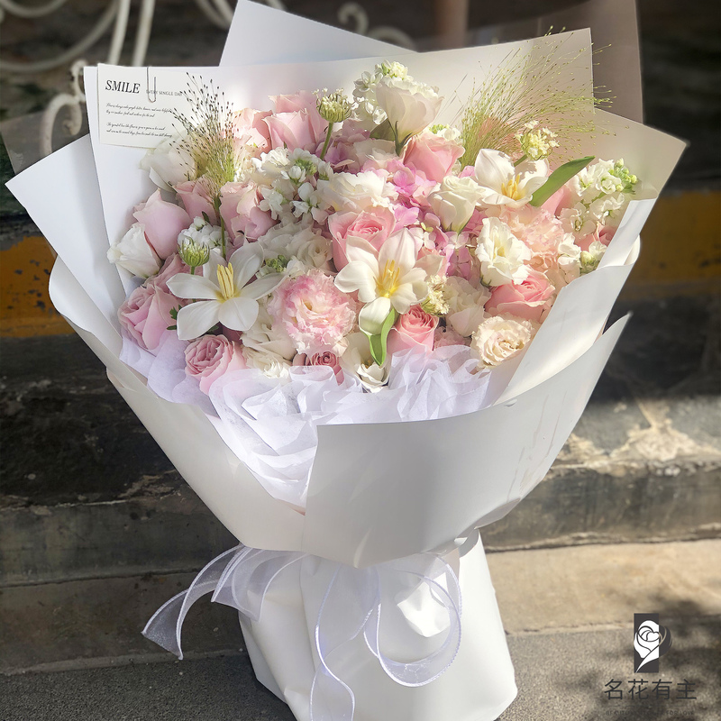 Xiamen Flower Delivery Service: Rose Bouquets for New Year's Greetings, Birthday Gifts for Girlfriend, Best Friend, Mom, Christmas Bouquets