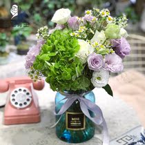 Xiamen flowers express Mix and match roses in the same city A week a bouquet Home life Living room office Home monthly subscription