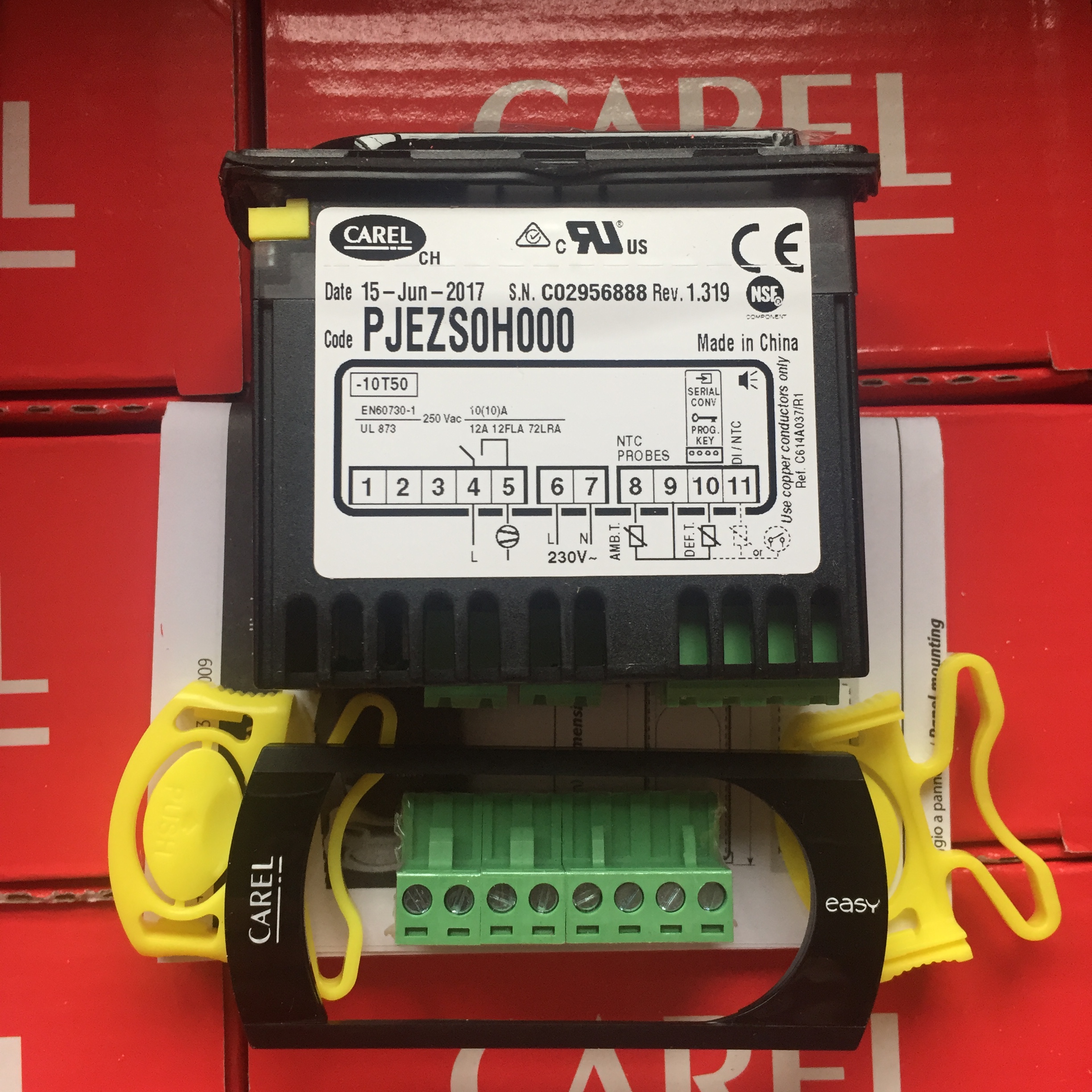 Carlethermostat CAREL CODE:PJEZS0H000 CODE:PJEZSOOOO Carel Easy
