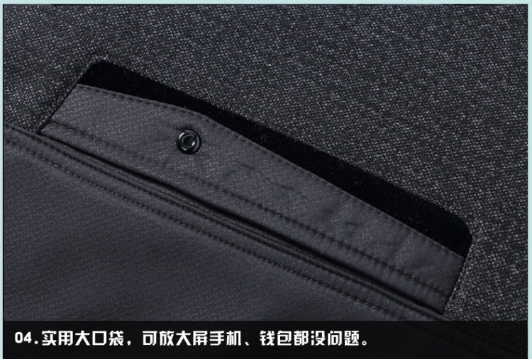 Quần áo cotton trung niên và tuổi già Quần áo nam mùa thu và mùa đông Daddy tải dày áo khoác cotton nam mùa đông Quần áo cotton trung niên áo khoác bò nam