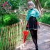 Spot Full set Quần áo Luo Tianyi COS Đồng phục mưa tháng ba trang phục nữ trang phục cosplay sườn xám