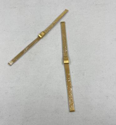 6mm, 8mm, 10mm, 12mm, 14mm retro gold-plated versatile metal mesh straps for women