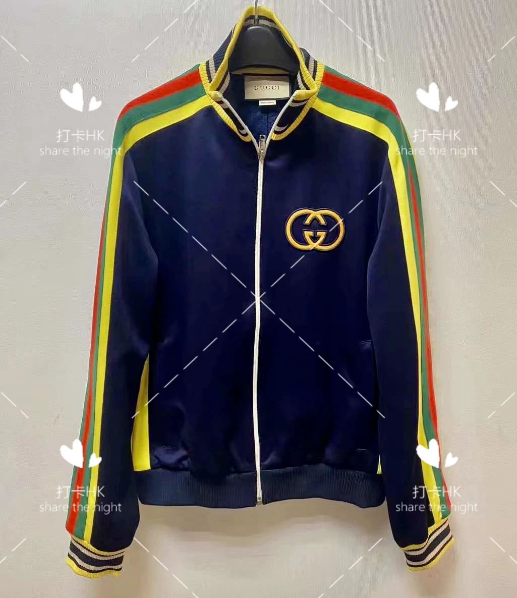 Мужская летняя спортивная куртка GUCCI с молнией, 2023