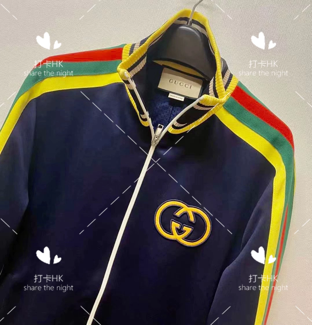 Мужская летняя спортивная куртка GUCCI с молнией, 2023