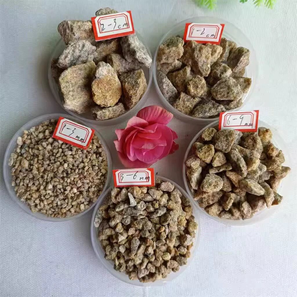天然砂岩石子滤料过滤砾石水处理垫层水泥混凝土学生实验用砂砾