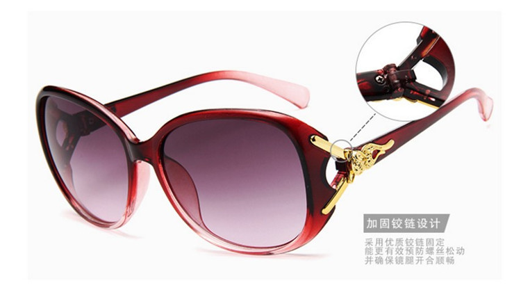 2018 thời trang new fox head ladies sunglasses bán buôn mô hình ngôi sao hộp lớn sunglasses mô hình vụ nổ kính mát