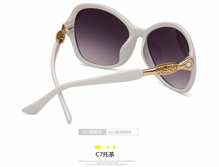 Anti-UVA400 Kính Mát Bảo Vệ UV 2018 New Kim Cương Sunglasses Hollow Sunglasses Bán Buôn