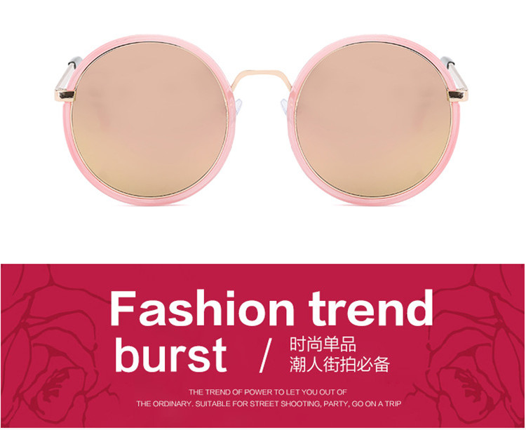 2018 lưới đỏ nổ mô hình kính râm bán buôn khung kim loại tròn hoàng tử gương retro kính râm nữ UV kính râm nam chính hãng