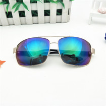 Mens Colorful Sunglasses Sunglasses Wholesale Metal Racks Square Frame Color Film Chauffeur Sunglasses Manufacturer Direct