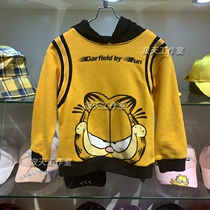 Fun childrens clothing spring 2020 new Garfield men and women children parent-child hooded casual sweater GU1201ABO