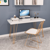 Nordic Minimis Pins Wind Desk Light Extravagant Simple Computer Desk Home Bedroom Small Family Style Writing Desk Desk Sub