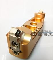 Fine-tuning face milling cutter disc bridge type 2-blade mirror aluminum cutter head face milling cutter 100160230280 adjustable knife