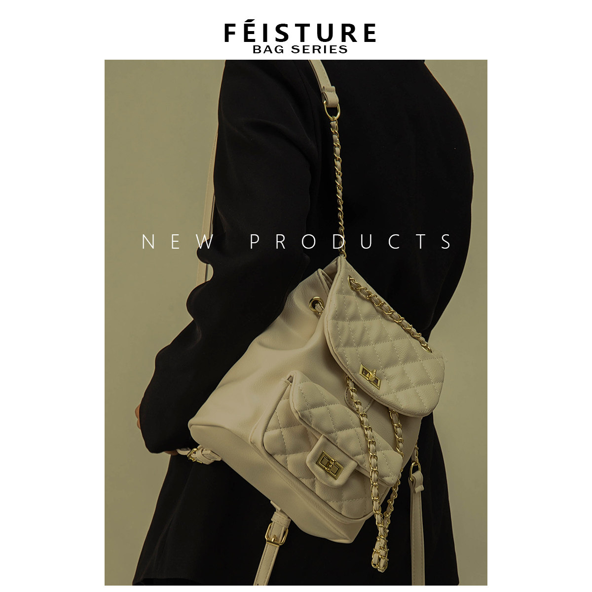 (FEITURE non-pool things) This year's popular commuter bag women's 2022 new trendy fashion Messenger Backpack - Taobao