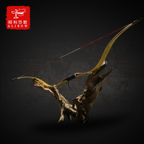 Ali bow and arrow Dunhuang laminated Tang long slightly traditional anti-curved bow shooting quasi-bow Imported fiber sheet internal pressure ceramic foam