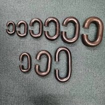 C-ring wire rope chain hook car side welding ring single chain buckle hook hook chain split ring
