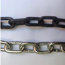 Iron Chain Chain Riverway Fencing Landscape Railing Chain Retro Decorative Chain Black Bar Guard Rail Chain 10mm