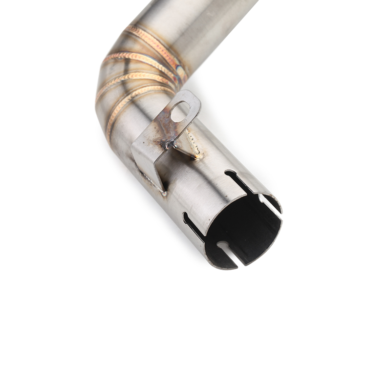 17-18 sửa đổi xe máy KTM390 ống xả giữa đoạn KTM200 / 390 đầu lớn bằng nhôm hình lục giác ống xả chiên - Ống xả xe máy pô xe máy các loại