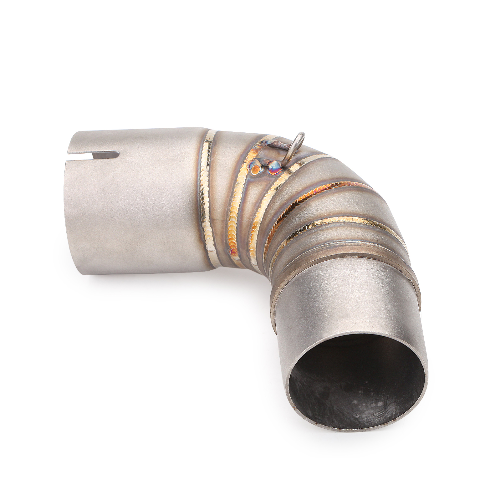 Xe máy sửa đổi ống xả hornet thép không gỉ phần giữa ống cong Honda cb1000r kết nối ống xả phổ quát - Ống xả xe máy giá pô xe airblade chính hãng