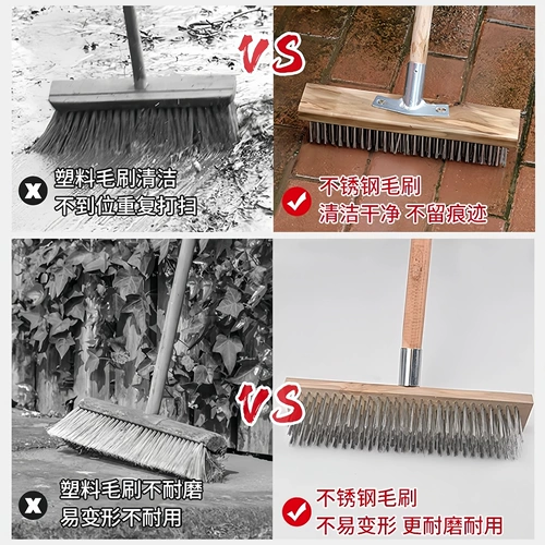 Стальная проволка из нержавеющей стали, щетка, щеточка, гигиеническая метла