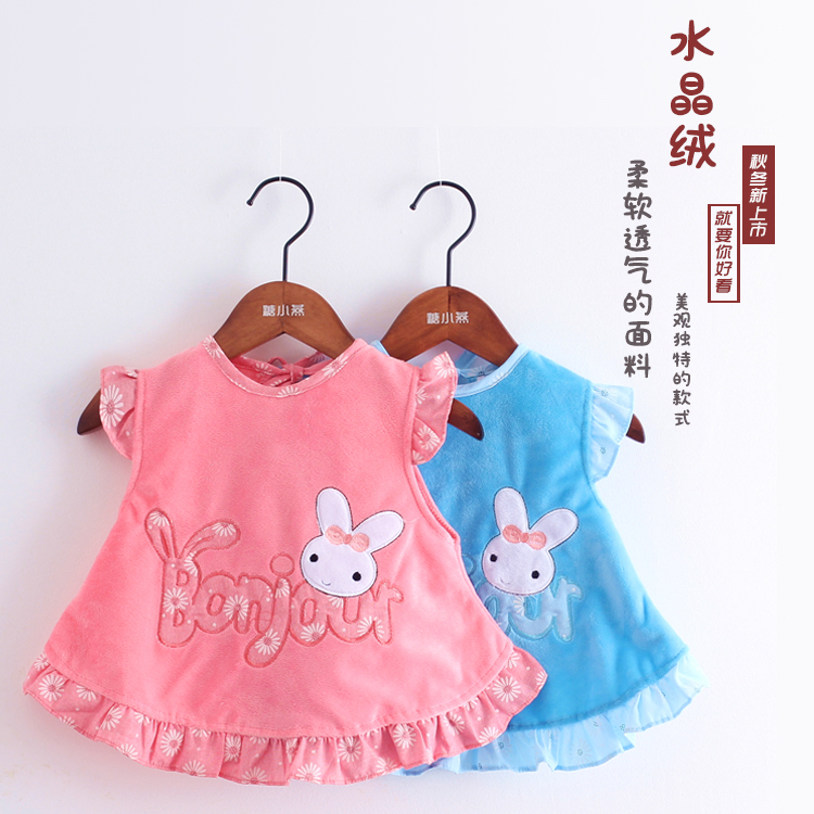 Children's bibs waterproof apron for boys and girls