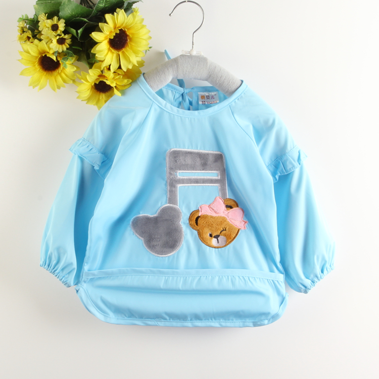 Autumn and winter children's smocks are waterproof and stain-proof