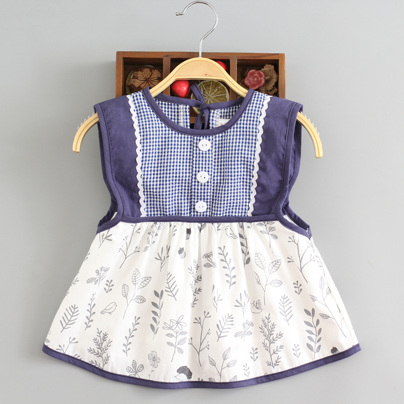 Original Fabric Children's Apron for Girls, Sleeveless Smock, Pure Cotton, Waterproof and Stain-Resistant, Reverse-Wear Apron Original Fabric Children's Apron for Girls, Sleeveless Smock, Pure Cotton, Waterproof and Stain-Resistant, Reverse-Wear Apron