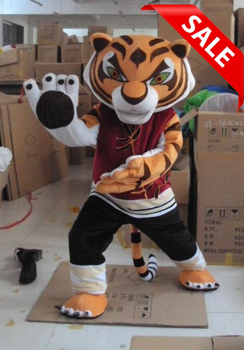 Kung fu tiger cartoon clothing leaflet walking props clothing adult cartoon clothing performing