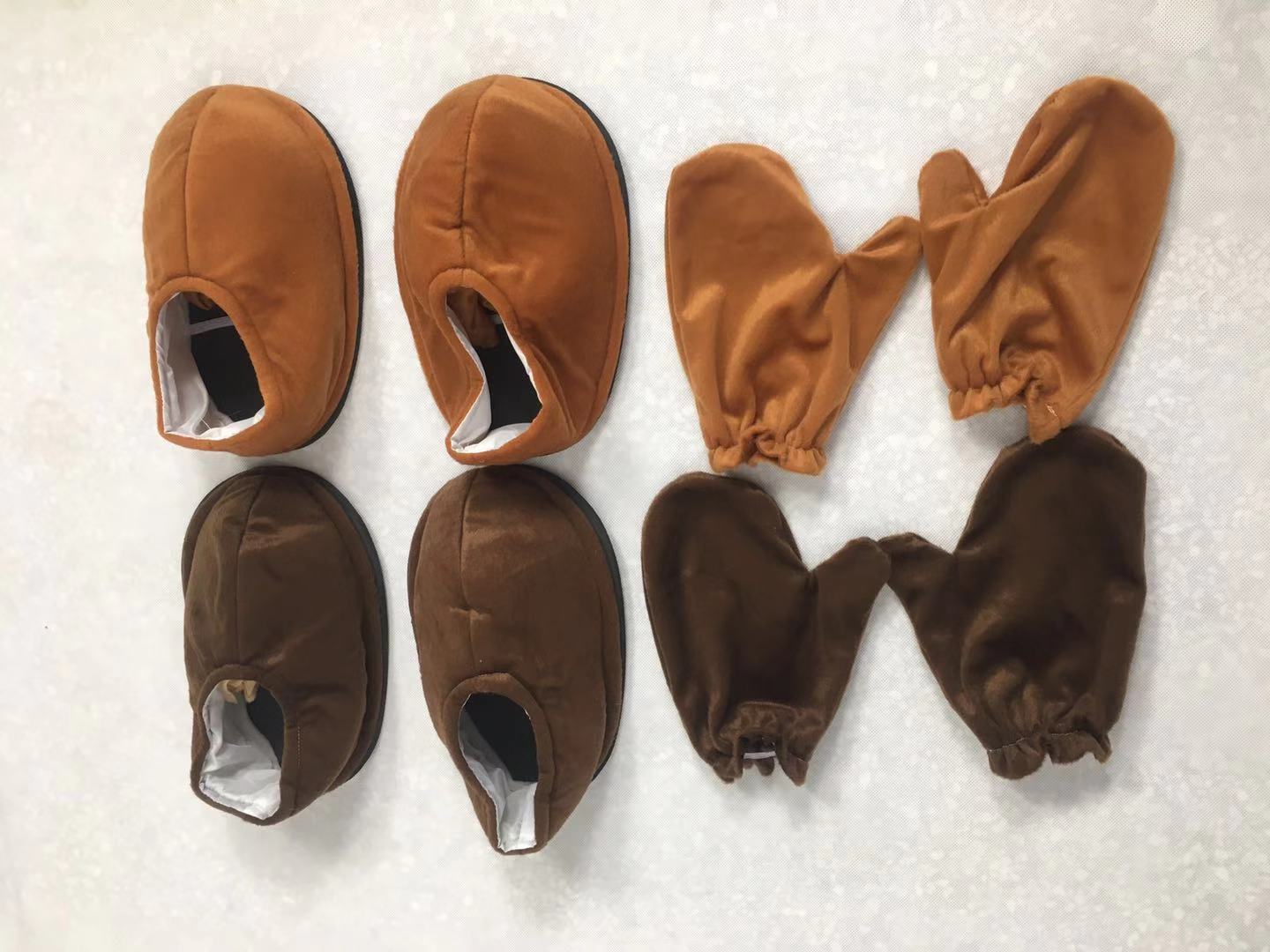 Brown Bear Shoes Gloves Walking Man Occasional Cartoon Doll Clothing Accessories Cartoon Tennis Red Bear Shoes