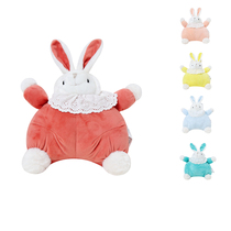 Anets 2020 new girl toy paparazzi colorful plush rabbit Fat Fat Rabbit Birthday Gift AG018539