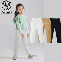 140170 yards for Annecel 2021 Spring Girl Scout Woven Single Pants Slim CASUAL LONG PANTS AG116515