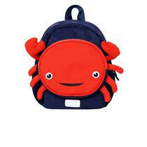 Anay Childrens Clothing 2020 Spring New Mens Great Boy Fun Crab Double Shoulder Bag Cartoon School Bag Backpack AB010525