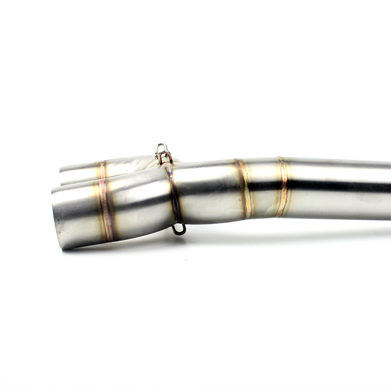 Sửa đổi xe máy Yamaha FZ6N 6S FZ600 thép không gỉ phần giữa ống xả bằng sợi carbon Scorpio phổ quát - Ống xả xe máy giá pô xe wave alpha zin