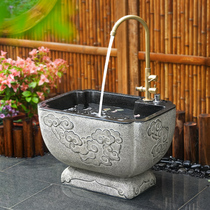 Piscine à mop de style chinois piscine extérieure lavabo lavabo Wash Basin Balcony Yard extérieur Terrasse du bassin Bassin de lavage Accueil