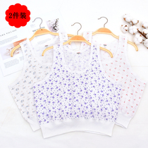 Middle-aged and elderly cotton vest female size sleeveless old lady cotton vest elderly loose underwear mother sweatshirt summer