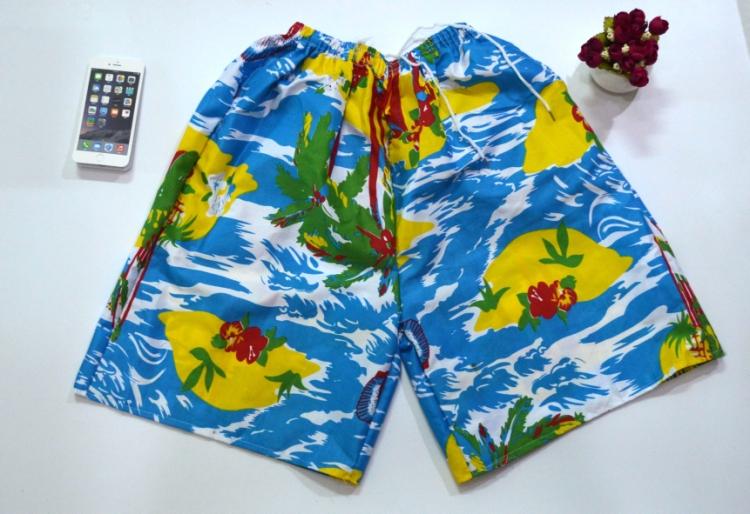 Quần short nam mùa hè 5 năm quần thể thao mùa hè quần bơi cỡ lớn quần dài đi biển quần rộng giản dị quần lớn thủy triều 	quần đi biển cho nam	