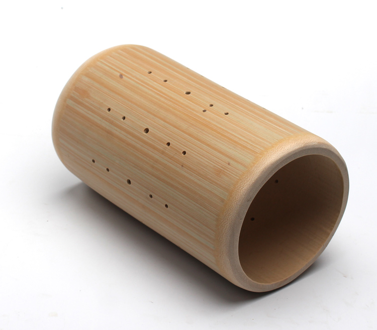 Gối tre tròn cổ tử cung đặt lại gối gối thắt lưng gối bằng gỗ tre gối chữ c