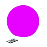 Большой светодиодный пластиковый декор мяча светящейся сферы освещающего света