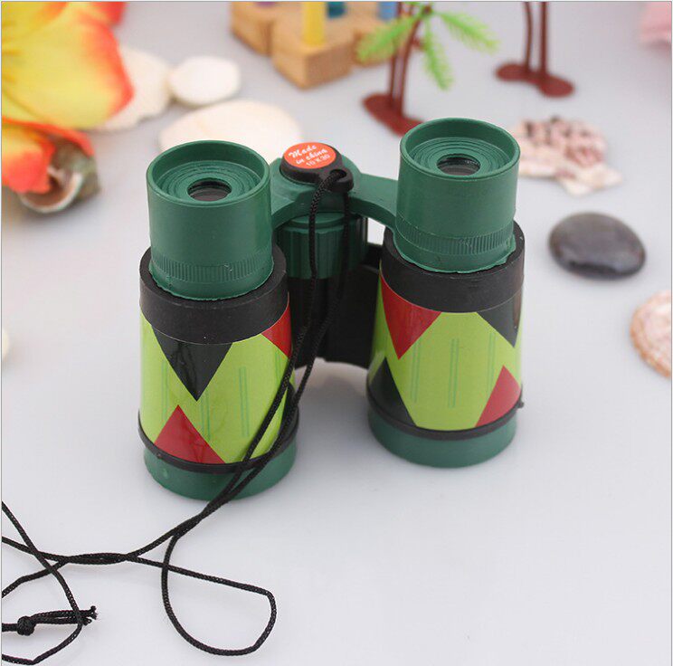 Children's Puzzle Toy Plastic Binoculars Camouflak With Rope Binoculars Yiwu 2 Dollar Store Toy Batch