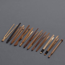 Handmade non-slip and anti-scalding bamboo tea clips tea cups tweezers tea set accessories tea ceremony spare parts anti-scalding tea ceremony Six Gentlemen